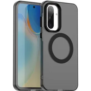 Phonesta HardFrost Back Cover hoesje met MagSafe voor Samsung Galaxy A36/A56 - Mat Zwart