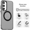 Phonesta HardFrost Back Cover hoesje met MagSafe voor Samsung Galaxy A55 - Mat Zwart 4