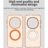 Phonesta HardFrost Back Cover hoesje met MagSafe voor HONOR Magic7 Pro - Mat Oranje 6