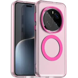 Phonesta HardFrost Back Cover hoesje met MagSafe voor HONOR Magic7 Pro - Mat Roze