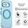Phonesta HardFrost Back Cover hoesje met MagSafe voor Google Pixel 9a - Mat Blauw 4