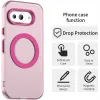 Phonesta HardFrost Back Cover hoesje met MagSafe voor Google Pixel 9a - Mat Roze 4