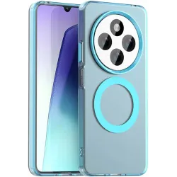 Phonesta HardFrost Back Cover hoesje met MagSafe voor Xiaomi Redmi 14C / Xiaomi Poco C75 - Mat Blauw