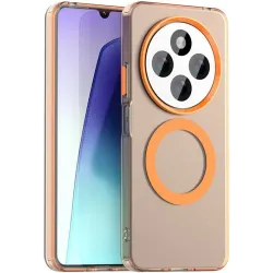 Phonesta HardFrost Back Cover hoesje met MagSafe voor Xiaomi Redmi 14C / Xiaomi Poco C75 - Mat Oranje