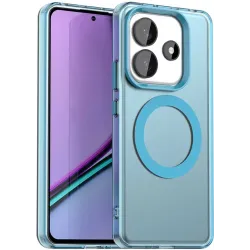 Phonesta HardFrost Back Cover hoesje met MagSafe voor Xiaomi Redmi Note 14 5G - Mat Blauw