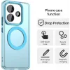 Phonesta HardFrost Back Cover hoesje met MagSafe voor Xiaomi Redmi Note 14 5G - Mat Blauw 2