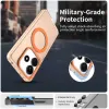 Phonesta HardFrost Back Cover hoesje met MagSafe voor Xiaomi Redmi Note 14 5G - Mat Oranje 3