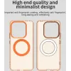Phonesta HardFrost Back Cover hoesje met MagSafe voor Xiaomi Redmi Note 14 5G - Mat Oranje 6