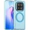 Phonesta HardFrost Back Cover hoesje met MagSafe voor Xiaomi Redmi Note 14 Pro Plus - Mat Blauw