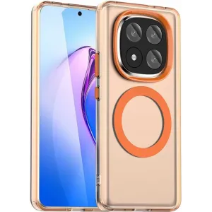 Phonesta HardFrost Back Cover hoesje met MagSafe voor Xiaomi Redmi Note 14 Pro Plus - Mat Oranje
