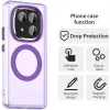Phonesta HardFrost Back Cover hoesje met MagSafe voor Xiaomi Redmi Note 14 Pro Plus - Mat Paars 2