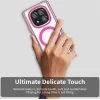 Phonesta HardFrost Back Cover hoesje met MagSafe voor Xiaomi Redmi Note 14 Pro Plus - Mat Roze 5