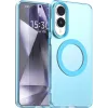 Phonesta HardFrost Back Cover hoesje met MagSafe voor Samsung Galaxy S25 Edge - Mat Blauw