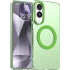 Phonesta HardFrost Back Cover hoesje met MagSafe voor Samsung Galaxy S25 Edge - Mat Groen