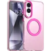 Phonesta HardFrost Back Cover hoesje met MagSafe voor Samsung Galaxy S25 Edge - Mat Roze