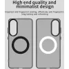 Phonesta HardFrost Back Cover hoesje met MagSafe voor Samsung Galaxy S25 Edge - Mat Zwart 3