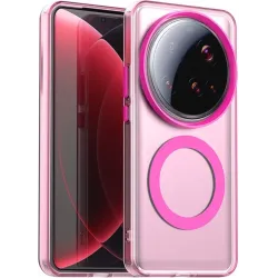 Phonesta HardFrost Back Cover hoesje met MagSafe voor Xiaomi 15 Ultra - Mat Roze