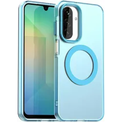 Phonesta HardFrost Back Cover hoesje met MagSafe voor Samsung Galaxy A17/A26 - Mat Blauw