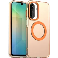 Phonesta HardFrost Back Cover hoesje met MagSafe voor Samsung Galaxy A17/A26 - Mat Oranje