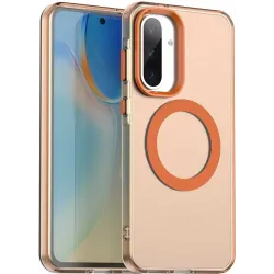 Phonesta HardFrost Back Cover hoesje met MagSafe voor Samsung Galaxy A36/A56 - Mat Oranje