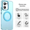 Phonesta HardFrost Back Cover hoesje met MagSafe voor Oppo Reno13 F 4G/5G / Reno13 FS 5G - Mat Blauw 2
