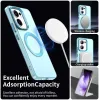 Phonesta HardFrost Back Cover hoesje met MagSafe voor Oppo Reno13 F 4G/5G / Reno13 FS 5G - Mat Blauw 4