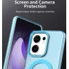 Phonesta HardFrost Back Cover hoesje met MagSafe voor Oppo Reno13 F 4G/5G / Reno13 FS 5G - Mat Blauw 7