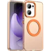 Phonesta HardFrost Back Cover hoesje met MagSafe voor Oppo Reno13 F 4G/5G / Reno13 FS 5G - Mat Oranje
