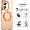 Phonesta HardFrost Back Cover hoesje met MagSafe voor Oppo Reno13 F 4G/5G / Reno13 FS 5G - Mat Oranje 2
