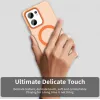 Phonesta HardFrost Back Cover hoesje met MagSafe voor Oppo Reno13 F 4G/5G / Reno13 FS 5G - Mat Oranje 5