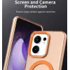 Phonesta HardFrost Back Cover hoesje met MagSafe voor Oppo Reno13 F 4G/5G / Reno13 FS 5G - Mat Oranje 7