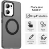 Phonesta HardFrost Back Cover hoesje met MagSafe voor Oppo Reno13 F 4G/5G / Reno13 FS 5G - Mat Zwart 2