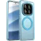 Phonesta HardFrost Back Cover hoesje met MagSafe voor Xiaomi Redmi Note 14 Pro 4G - Mat Blauw