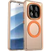 Phonesta HardFrost Back Cover hoesje met MagSafe voor Xiaomi Redmi Note 14 Pro 4G - Mat Oranje