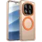 Phonesta HardFrost Back Cover hoesje met MagSafe voor Xiaomi Redmi Note 14 Pro 4G - Mat Oranje