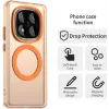 Phonesta HardFrost Back Cover hoesje met MagSafe voor Xiaomi Redmi Note 14 Pro 4G - Mat Oranje 2