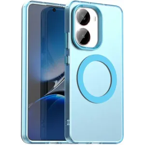 Phonesta HardFrost Back Cover hoesje met MagSafe voor Xiaomi Poco X7 Pro - Mat Blauw
