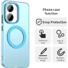 Phonesta HardFrost Back Cover hoesje met MagSafe voor Xiaomi Poco X7 Pro - Mat Blauw 2