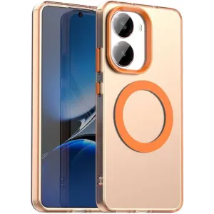 Phonesta HardFrost Back Cover hoesje met MagSafe voor Xiaomi Poco X7 Pro - Mat Oranje