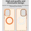 Phonesta HardFrost Back Cover hoesje met MagSafe voor Xiaomi Poco X7 Pro - Mat Oranje 6