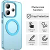 Phonesta HardFrost Back Cover hoesje met MagSafe voor Xiaomi Redmi Note 14 4G - Mat Blauw 2