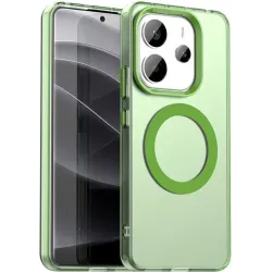 Phonesta HardFrost Back Cover hoesje met MagSafe voor Xiaomi Redmi Note 14 4G - Mat Groen