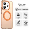 Phonesta HardFrost Back Cover hoesje met MagSafe voor Xiaomi Redmi Note 14 4G - Mat Oranje 2