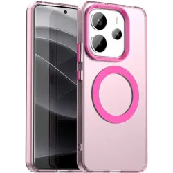 Phonesta HardFrost Back Cover hoesje met MagSafe voor Xiaomi Redmi Note 14 4G - Mat Roze