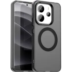 Phonesta HardFrost Back Cover hoesje met MagSafe voor Xiaomi Redmi Note 14 4G - Mat Zwart