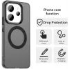 Phonesta HardFrost Back Cover hoesje met MagSafe voor Xiaomi Redmi Note 14 4G - Mat Zwart 2