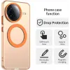 Phonesta HardFrost Back Cover hoesje met MagSafe voor Xiaomi Poco F7 Pro - Mat Oranje 2