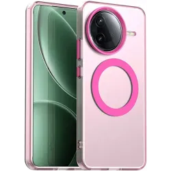 Phonesta HardFrost Back Cover hoesje met MagSafe voor Xiaomi Poco F7 Pro - Mat Roze