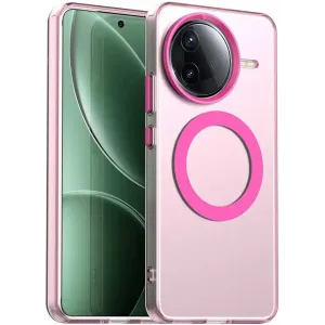 Phonesta HardFrost Back Cover hoesje met MagSafe voor Xiaomi Poco F7 Pro - Mat Roze