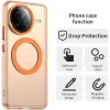 Phonesta HardFrost Back Cover hoesje met MagSafe voor Xiaomi Poco F7 Ultra - Mat Oranje 2